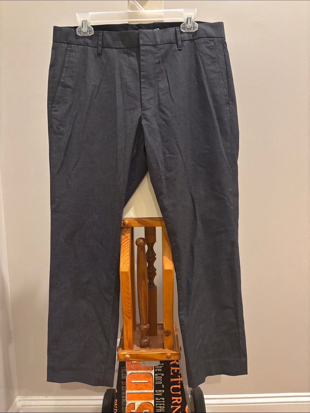 Bonobos Charcoal Flat-Front Dress Pants